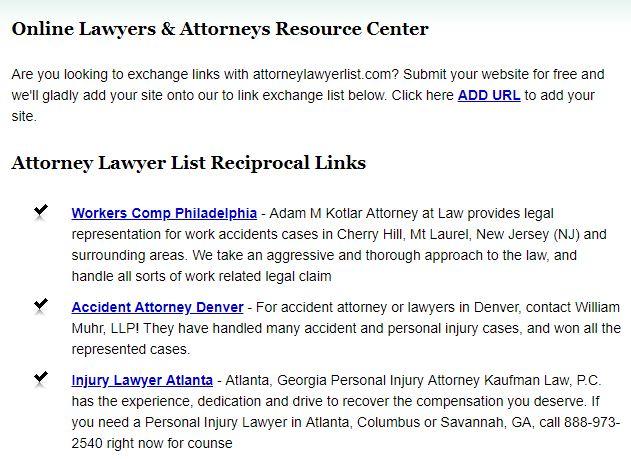 lawyer link exchange